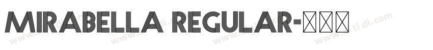 Mirabella Regular字体转换
